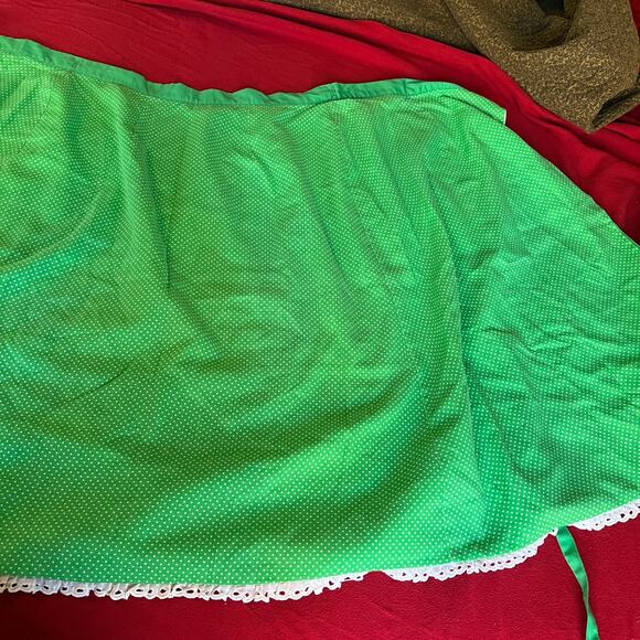 Vintage 70s patchwork wrap skirt midi reversible daisy boho prairie cottage core - Picture 4 of 9